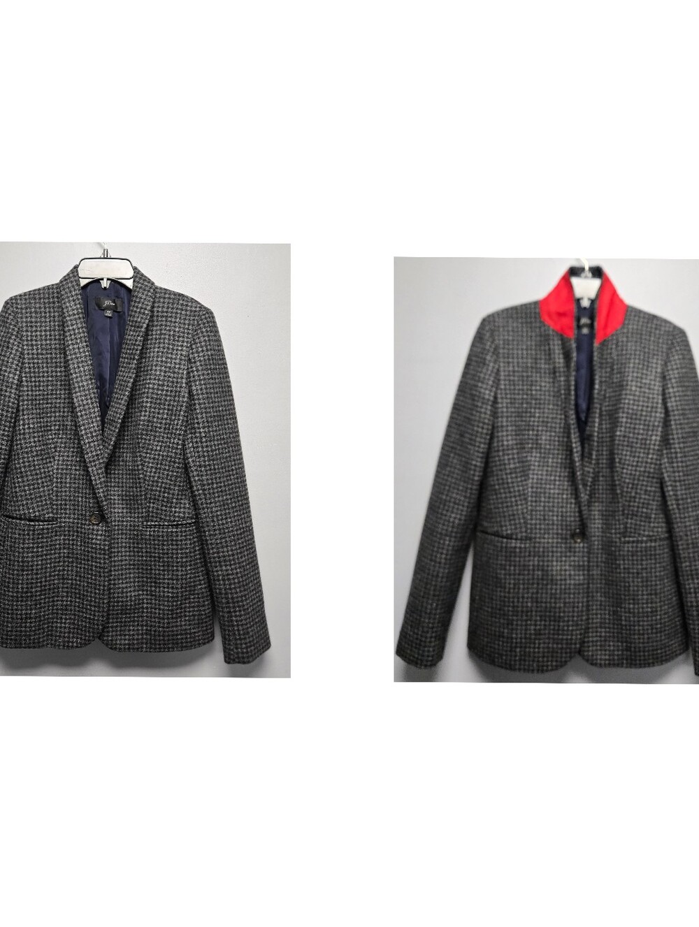 J. Crew Parke Houndstooth Wool Blazer Size 6T